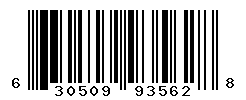 UPC barcode number 630509935628