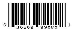 UPC barcode 630509990801