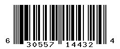 UPC barcode number 630557144324