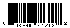 UPC barcode number 630996417102