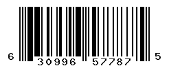 UPC barcode number 630996577875