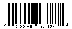 UPC barcode number 630996578261