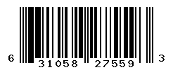 upc 631058275593 barcode image