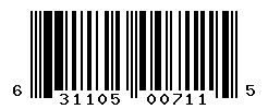 UPC barcode number 631105007115