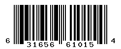 UPC barcode number 631656610154