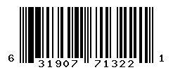 UPC barcode number 631907713221