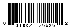 UPC barcode number 631907755252