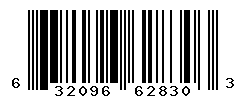 UPC barcode number 632096628303