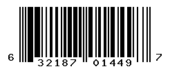 UPC barcode number 632187014497