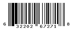 UPC barcode 632202672718