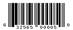 UPC barcode number 632565000050