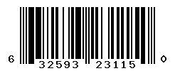 UPC barcode number 632593231150