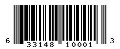 UPC barcode number 633148100013