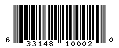 UPC barcode number 633148100020