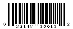 UPC barcode number 633148100112