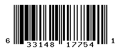 UPC barcode number 633148177541