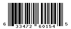 UPC barcode 633472601545