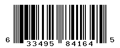 UPC barcode number 633495841645