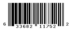 UPC barcode number 633682117522 lookup