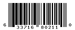 upc 633716802110 barcode image