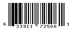 upc 633911725061 barcode image