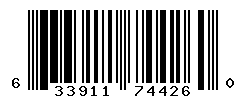 UPC barcode number 633911744260