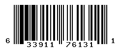 UPC barcode number 633911761311