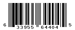UPC barcode 633955644045