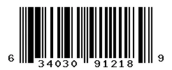 634030912189 barcode