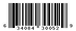 UPC barcode number 634084300529