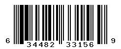 UPC barcode 634482331569