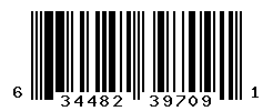 UPC barcode number 634482397091