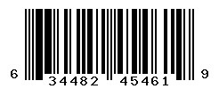 UPC barcode number 634482454619