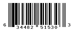 UPC barcode 634482515303