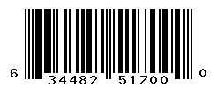 UPC barcode 634482517000