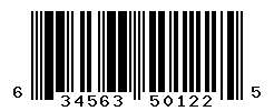 upc 634563501225 barcode image