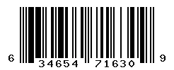 634654716309 barcode
