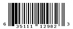 UPC barcode number 635111129823