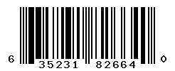 UPC barcode number 635231826640