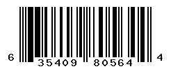 UPC barcode 635409805644