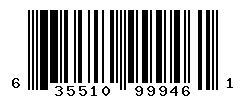 UPC barcode number 635510999461