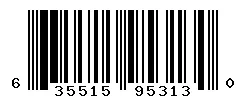 UPC barcode 635515953130