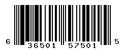 UPC barcode number 636501575015