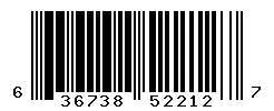 UPC barcode 636738522127