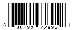 UPC barcode number 636790778951