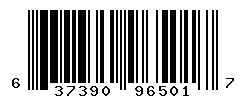 UPC barcode number 637390965017