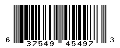 UPC barcode 637549454973