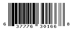UPC barcode number 637776301668