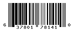 upc 637801781410 barcode image