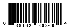 638142862684 barcode